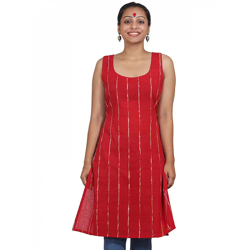 खेस ✥ Red khesh short tunic ✥ k