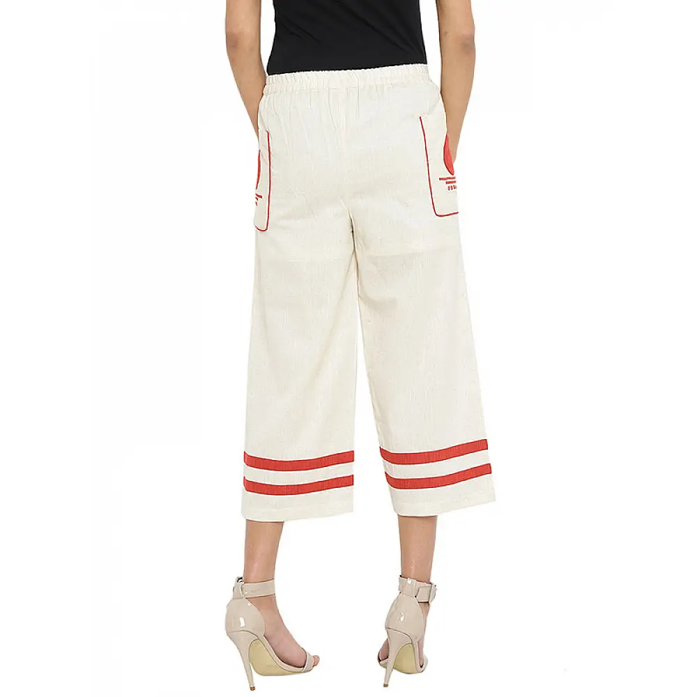बिंदी ⚫ Culottes with bindi patch pocket ⚫ 8