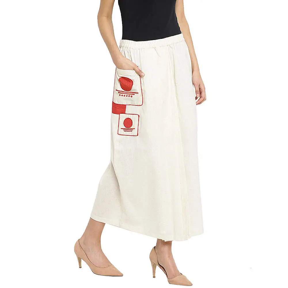 बिंदी ⚫ Lungi skirt with bindi patch pocket ⚫ 9