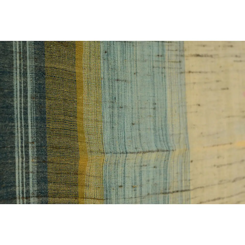 Urvashi ~  Handwoven stole { Tussar Silk + Wool } O