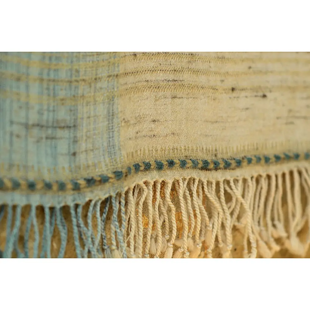 Urvashi ~  Handwoven stole { Tussar Silk + Wool } O