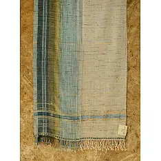 Urvashi ~  Handwoven stole { Tussar Silk + Wool } O