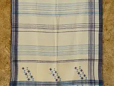 Urvashi ~  Handwoven stole { Bamboo Fiber + Cotton } B