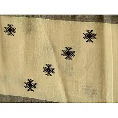 Treasures of travel ~ Cotton handloom stole { 9 }