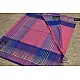 handwoven maheshwari silk saree - pink