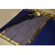 handwoven maheshwari silk blue saree