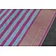 maheshwari cotton silk handloom saree - purple color with resham border