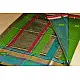 shop maheshwari silk saree - green 