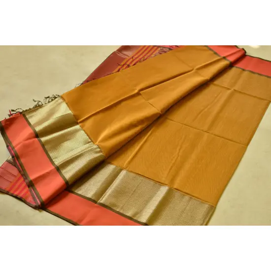 handwoven maheshwari festival special silk saree