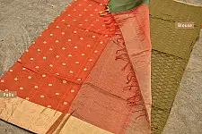 काशिका ⚛ Pranpur Mulberry Silk Saree ⚛ 8