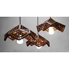 Kashmiri Pinjra Kari . Pendant lamp - 1