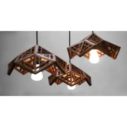 Kashmiri Pinjra Kari . Pendant lamp - 1