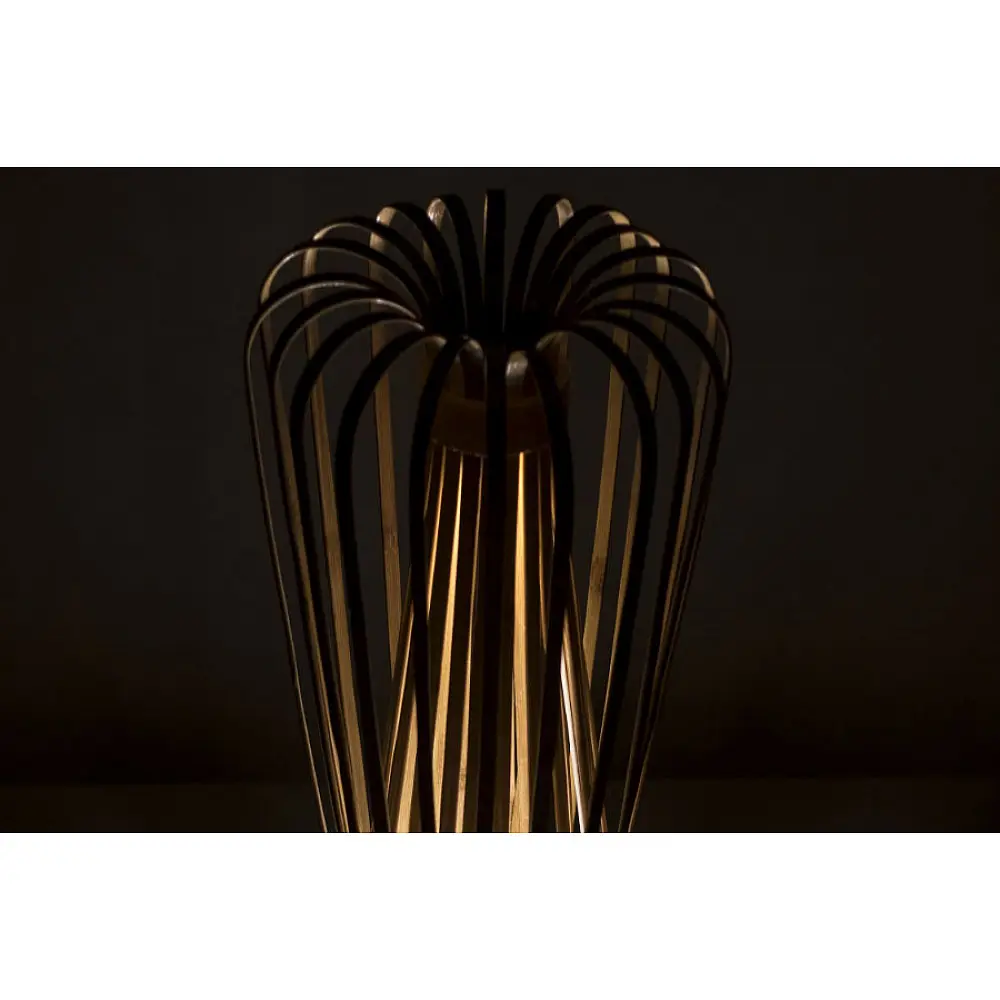 Infinity - Tall - Natural Lacquer ☙ Bamboo . Floor lamp - 6