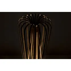 Infinity - Tall - Natural Lacquer ☙ Bamboo . Floor lamp - 6