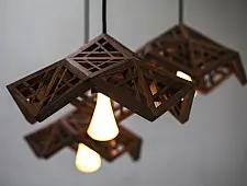 Kashmiri Pinjra Kari . Pendant lamp - 1