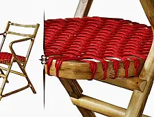 Truss Me ~ ‘A’ Chair with woven seat
