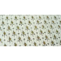 Sanganeri fabric ~ 13 (Block Printed . Per Meter)