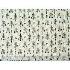 Sanganeri fabric ~ 13 (Block Printed . Per Meter)