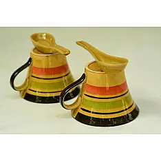 A Conversation ~ ( Set of Two With Spoon )  {20}
