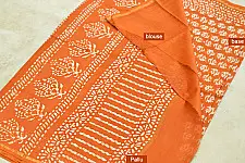 Chandni ✲ Handwoven Chanderi . Batik Saree ✲ 8