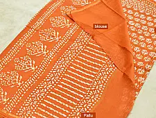 Chandni ✲ Handwoven Chanderi . Batik Saree ✲ 8