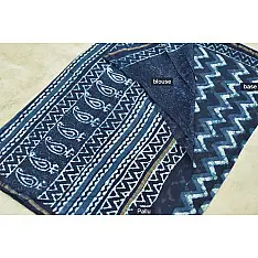 Chandni ✲ Handwoven Chanderi . Batik Saree ✲ 9