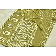 Chandni ✲ Handwoven Chanderi . Batik Saree ✲ 18