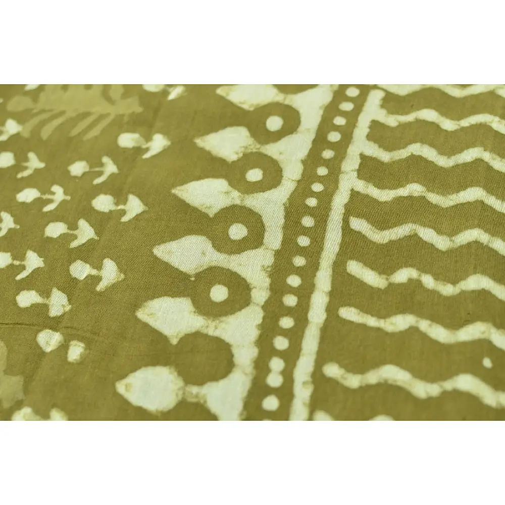 Chandni ✲ Handwoven Chanderi . Batik Saree ✲ 19