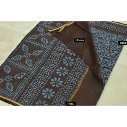 Chandni ✲ Handwoven Chanderi . Batik Saree ✲ 23