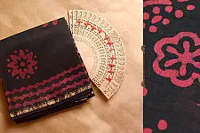 Chandni ✲ Handwoven Chanderi . Batik Saree ✲ 16