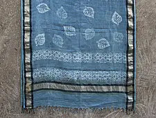 आबशार . Aabshaar ☘ Vegetable Color Chanderi Dupatta { 1 }