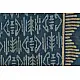 Indigo grounds ~ Batic Indigo * Chanderi Dupatta * 1 * { Organic Indigo }