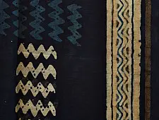 Indigo grounds ~ Batic Indigo * Chanderi Dupatta * 10 *