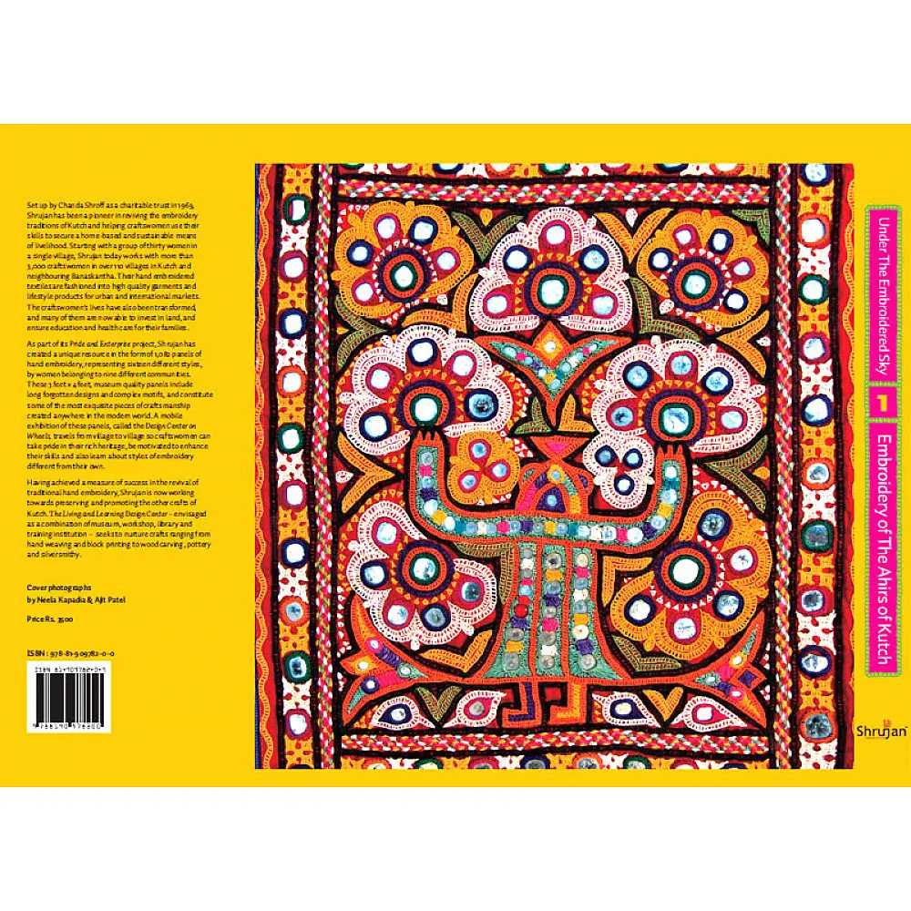 Book ~ Under the embroidered sky: Embroidery of The Ahirs of Kutch