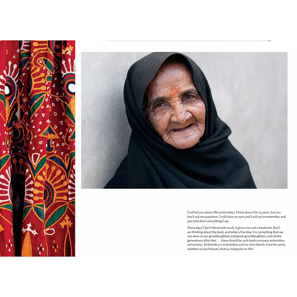 Book ~ Under the embroidered sky: Embroidery of The Ahirs of Kutch