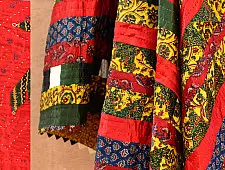 Quilt - Mulbary Silk - Embroidery (Double bed)