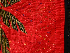 Quilt - Mulbary Silk - Embroidery (Double bed)