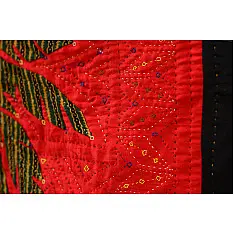 Quilt - Mulbary Silk - Embroidery (Double bed)