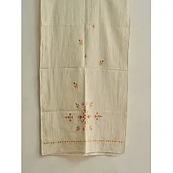 सूफियाना ~ Handloom Cotton . Embroidered stoles { 1 }