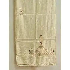 सूफियाना ~ Handloom Cotton . Embroidered dupatta { 11 }