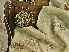 सूफियाना ~ Handloom Cotton . Embroidered dupatta { 11 }