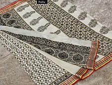 Ratnavali ✪  Cotton Ajrakh Saree  ✪ 1
