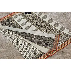 Ratnavali ✪  Cotton Ajrakh Saree  ✪ 1