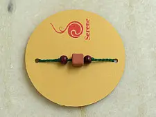 Terracotta ❂ Handmade . Rakhi { a }