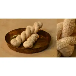 Swavalamban . स्वराज ❇ Handspun . Cotton Yarn Grade B ❇ 14 { 250gm }