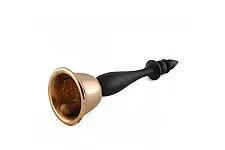 Designer Crafts Products ✫ Casted Brass & Wood . Bell ~ 4