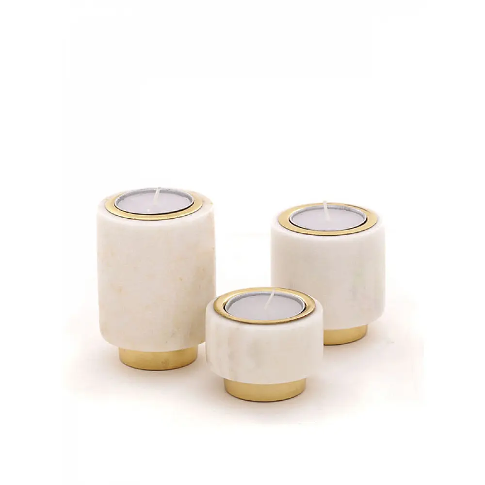 Tealight Pillars {Set of 3} ~ 7