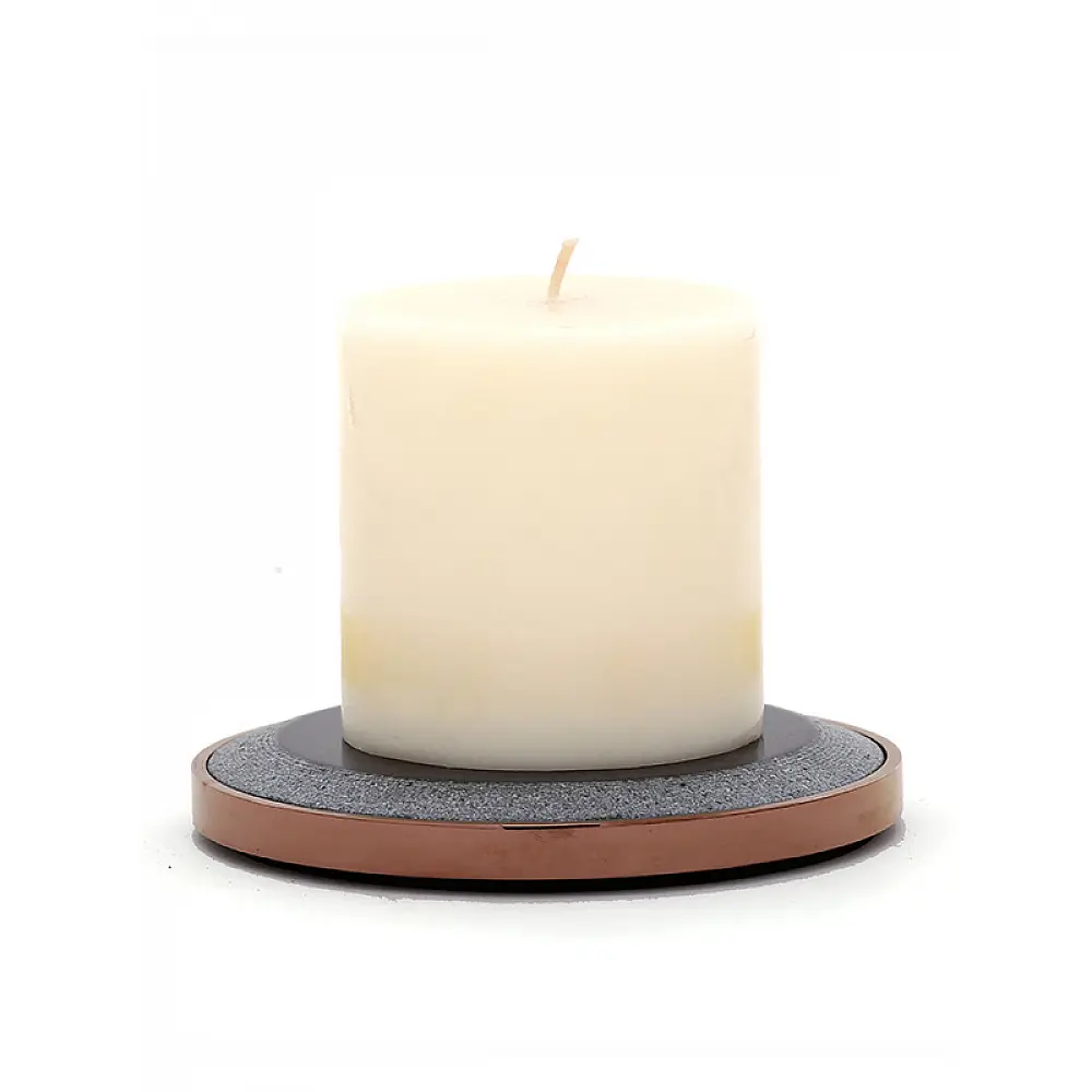Yin Candle Plates {set of two} ~ 14