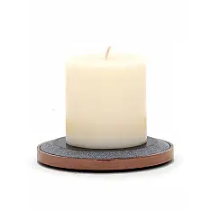 Yin Candle Plates {set of two} ~ 14