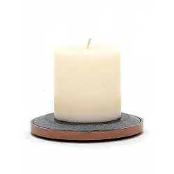 Yin Candle Plates {set of two} ~ 14